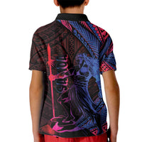 Samoan Pride Kid Polo Shirt The Tui Manua LT05 - Polynesian Pride