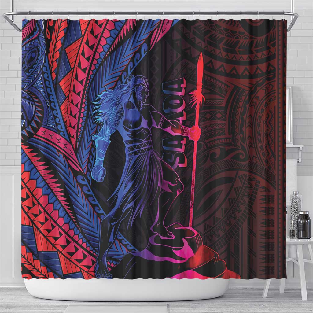 Samoan Pride Shower Curtain The Tui Manua LT05 - Polynesian Pride