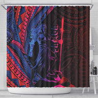 Samoan Pride Shower Curtain The Tui Manua LT05 - Polynesian Pride