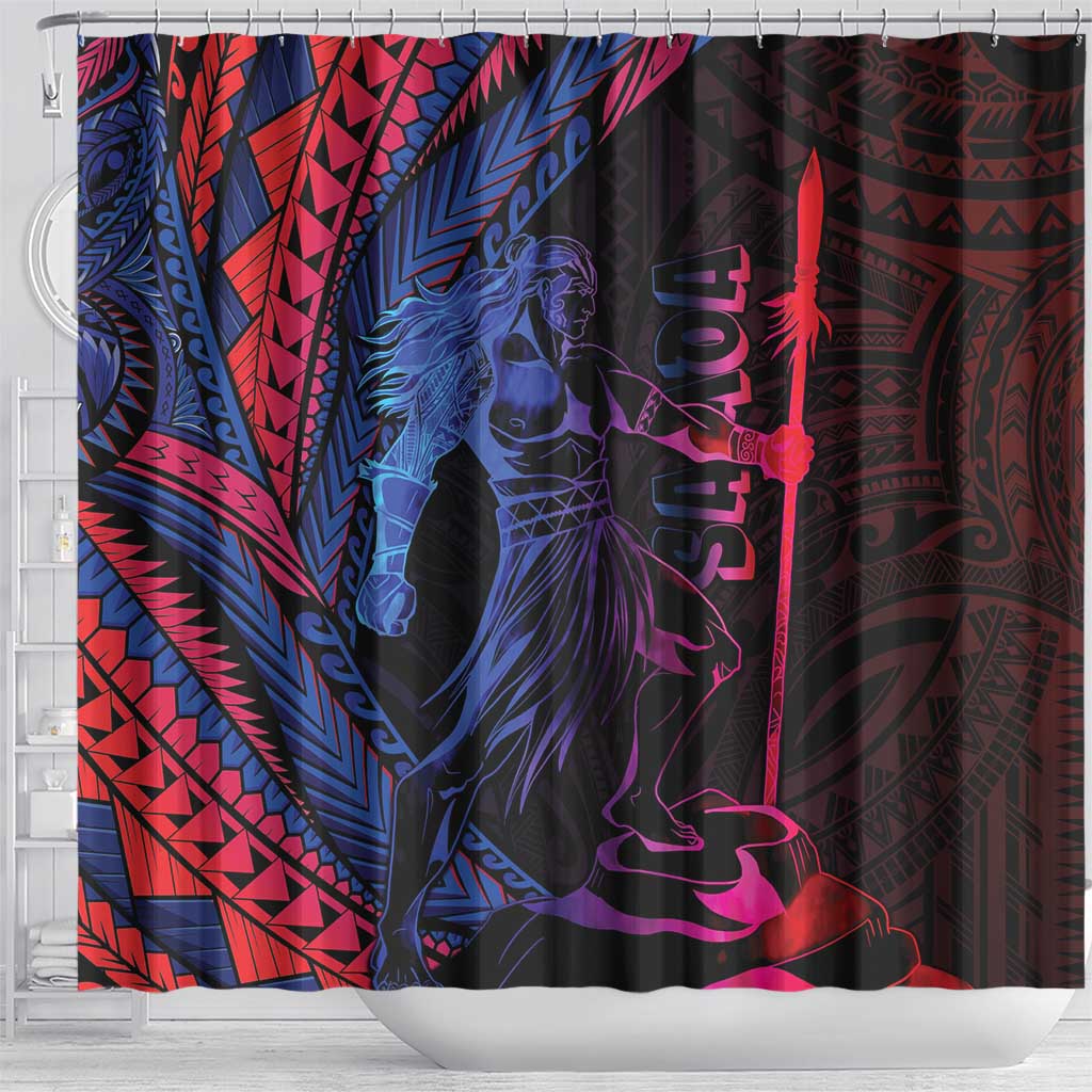 Samoan Pride Shower Curtain The Tui Manua LT05 - Polynesian Pride