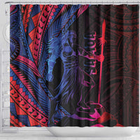 Samoan Pride Shower Curtain The Tui Manua LT05 - Polynesian Pride