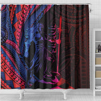 Samoan Pride Shower Curtain The Tui Manua LT05 - Polynesian Pride