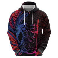 Samoan Pride Zip Hoodie The Tui Manua LT05 - Polynesian Pride