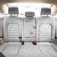 Lotu Tamaiti Samoa Back Car Seat Cover White Sunday Polynesian Tribal Pattern Elegant Style LT05 - Polynesian Pride