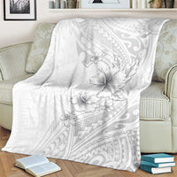 Lotu Tamaiti Samoa Blanket White Sunday Polynesian Tribal Pattern Elegant Style LT05 - Polynesian Pride