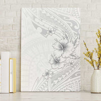 Lotu Tamaiti Samoa Canvas Wall Art White Sunday Polynesian Tribal Pattern Elegant Style LT05 Without Frame White - Polynesian Pride