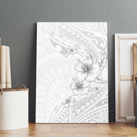 Lotu Tamaiti Samoa Canvas Wall Art White Sunday Polynesian Tribal Pattern Elegant Style LT05 - Polynesian Pride