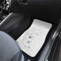 Lotu Tamaiti Samoa Car Mats White Sunday Polynesian Tribal Pattern Elegant Style LT05 - Polynesian Pride