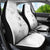 Lotu Tamaiti Samoa Car Seat Cover White Sunday Polynesian Tribal Pattern Elegant Style