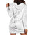 Lotu Tamaiti Samoa Hoodie Dress White Sunday Polynesian Tribal Pattern Elegant Style