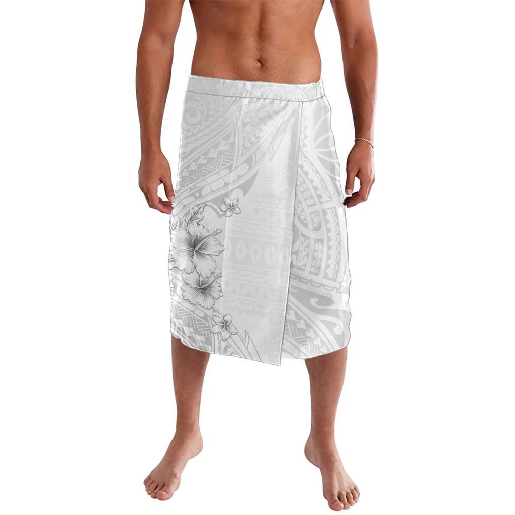 Lotu Tamaiti Samoa Lavalava White Sunday Polynesian Tribal Pattern Elegant Style LT05 White - Polynesian Pride