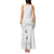 Lotu Tamaiti Samoa Tank Maxi Dress White Sunday Polynesian Tribal Pattern Elegant Style