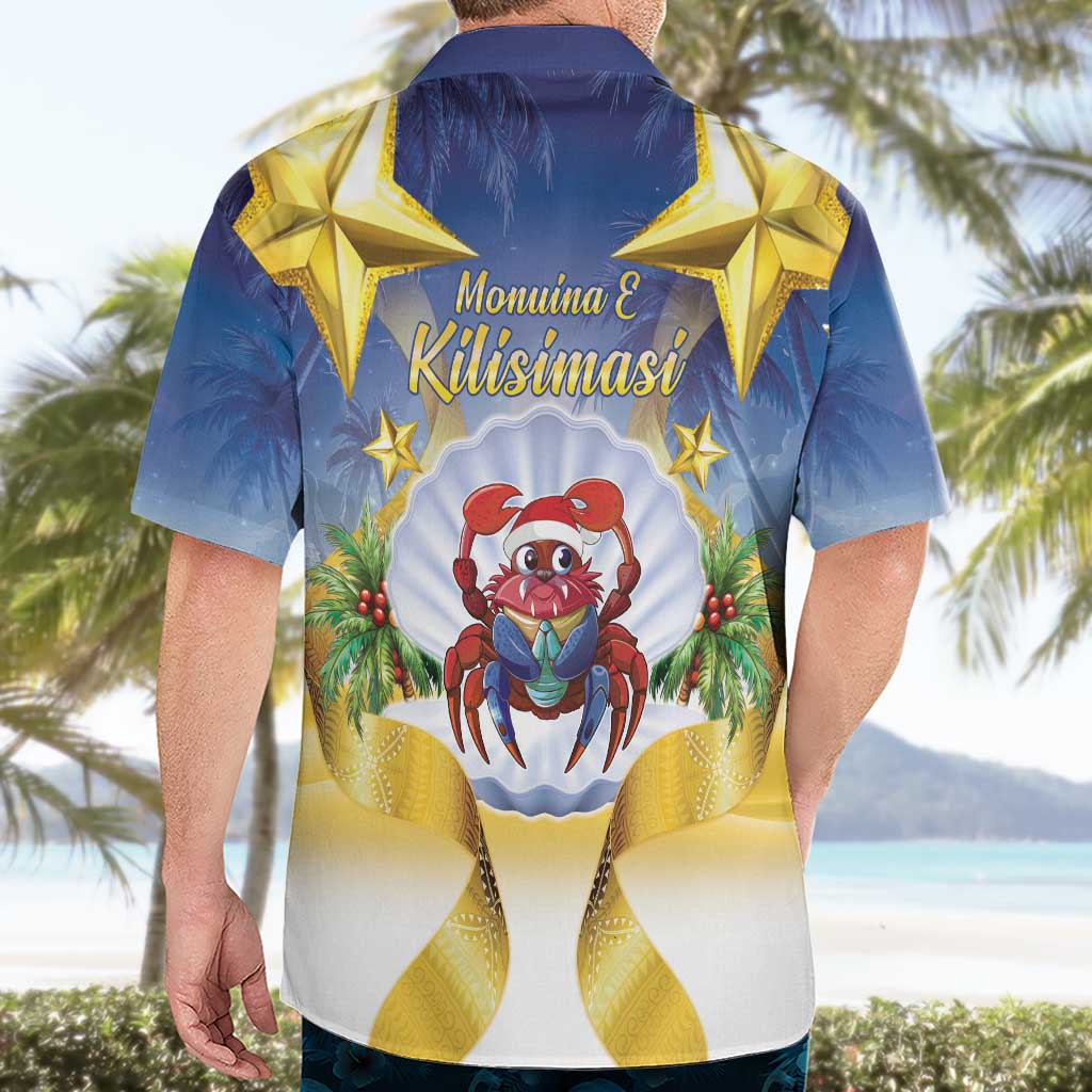 Niue Christmas Hawaiian Shirt Seashell Santa Beach Vibes LT05 - Polynesian Pride