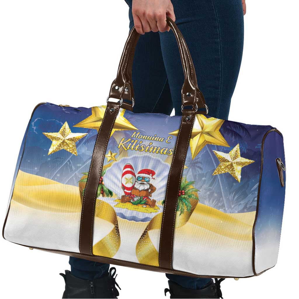Niue Christmas Travel Bag Seashell Santa Beach Vibes LT05 - Polynesian Pride