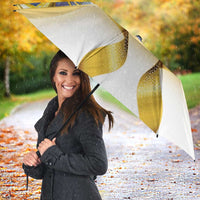 Niue Christmas Umbrella Seashell Santa Beach Vibes LT05 - Polynesian Pride