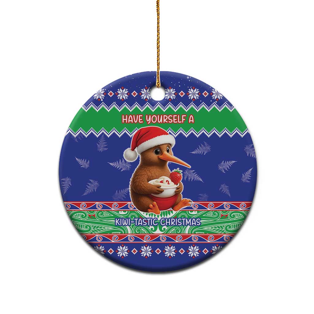 New Zealand Christmas Ceramic Ornament Have Yourself A Kiwi-tastic Christmas LT05 - Polynesian Pride