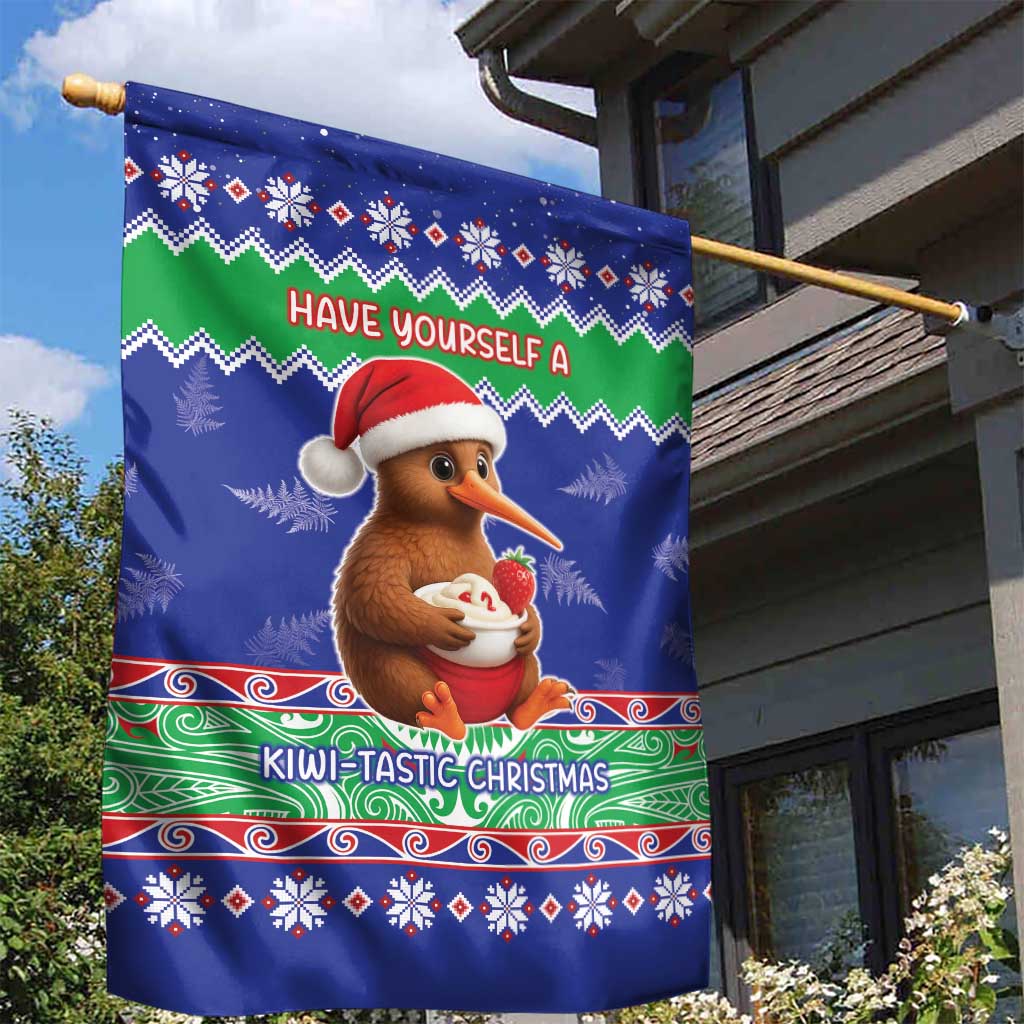 New Zealand Christmas Garden Flag Have Yourself A Kiwi-tastic Christmas LT05 - Polynesian Pride
