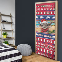 Guam Christmas Door Cover Felis Pasgua Carabao Santa LT05 - Polynesian Pride
