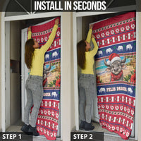 Guam Christmas Door Cover Felis Pasgua Carabao Santa LT05 - Polynesian Pride