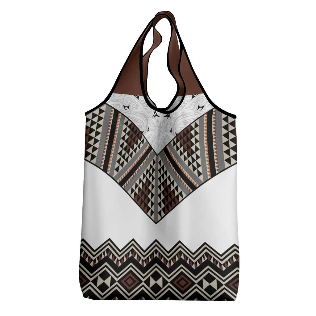 New Zealand Aotearoa Grocery Bag Taniko Art Simple Style LT05 - Polynesian Pride