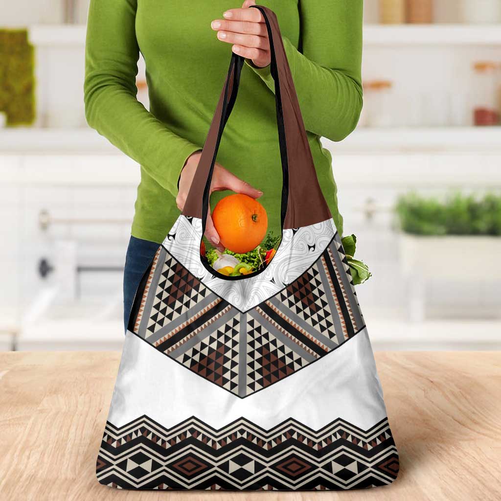 New Zealand Aotearoa Grocery Bag Taniko Art Simple Style LT05 - Polynesian Pride