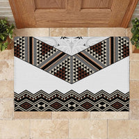 New Zealand Aotearoa Rubber Doormat Taniko Art Simple Style LT05 - Polynesian Pride