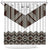 New Zealand Aotearoa Shower Curtain Taniko Art Simple Style LT05 Brown - Polynesian Pride