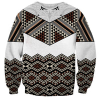New Zealand Aotearoa Sweatshirt Taniko Art Simple Style LT05 - Polynesian Pride
