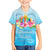 Universal Human Rights Month Family Matching Off Shoulder Short Dress and Hawaiian Shirt Polynesian Style LT05 Son's Shirt Blue - Polynesian Pride