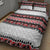 New Zealand Aotearoa Quilt Bed Set With Kowhaiwhai Pattern Red Version LT05 - Polynesian Pride