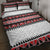 New Zealand Aotearoa Quilt Bed Set With Kowhaiwhai Pattern Red Version LT05 - Polynesian Pride