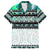 New Zealand Aotearoa Family Matching Long Sleeve Bodycon Dress and Hawaiian Shirt With Paua Shell Kowhaiwhai Pattern LT05 Dad's Shirt - Short Sleeve Green - Polynesian Pride