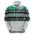 New Zealand Aotearoa Hoodie With Paua Shell Kowhaiwhai Pattern LT05 - Polynesian Pride