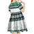 New Zealand Aotearoa Kid Short Sleeve Dress With Paua Shell Kowhaiwhai Pattern LT05 - Polynesian Pride