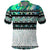 New Zealand Aotearoa Polo Shirt With Paua Shell Kowhaiwhai Pattern LT05 Green - Polynesian Pride