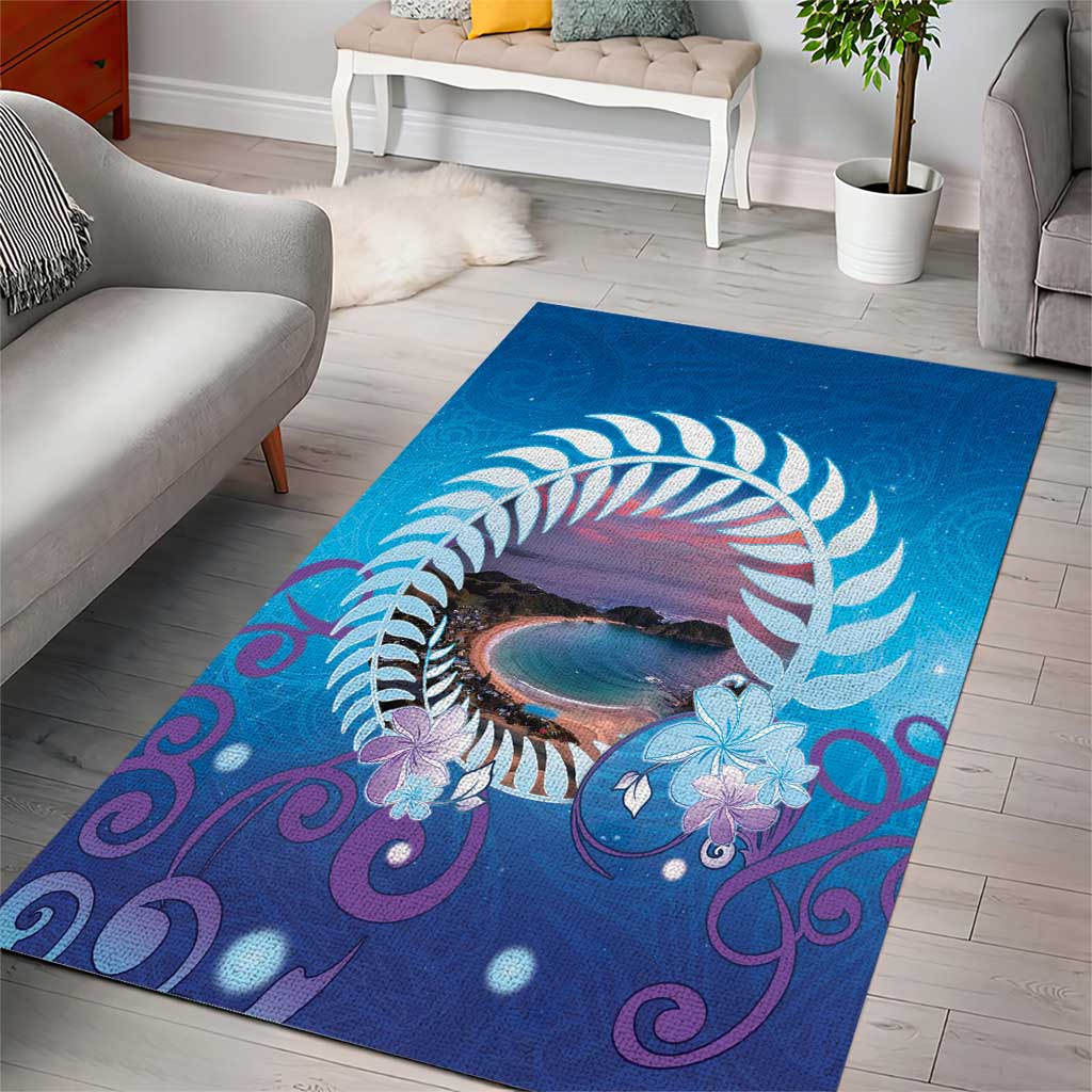 New Zealand Matapouri Beach Landscape Area Rug LT05 - Polynesian Pride