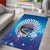 New Zealand Matapouri Beach Landscape Area Rug