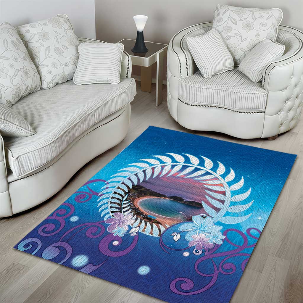 New Zealand Matapouri Beach Landscape Area Rug LT05 - Polynesian Pride