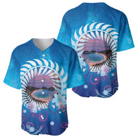 New Zealand Matapouri Beach Landscape Baseball Jersey LT05 - Polynesian Pride