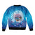 New Zealand Matapouri Beach Landscape Bomber Jacket