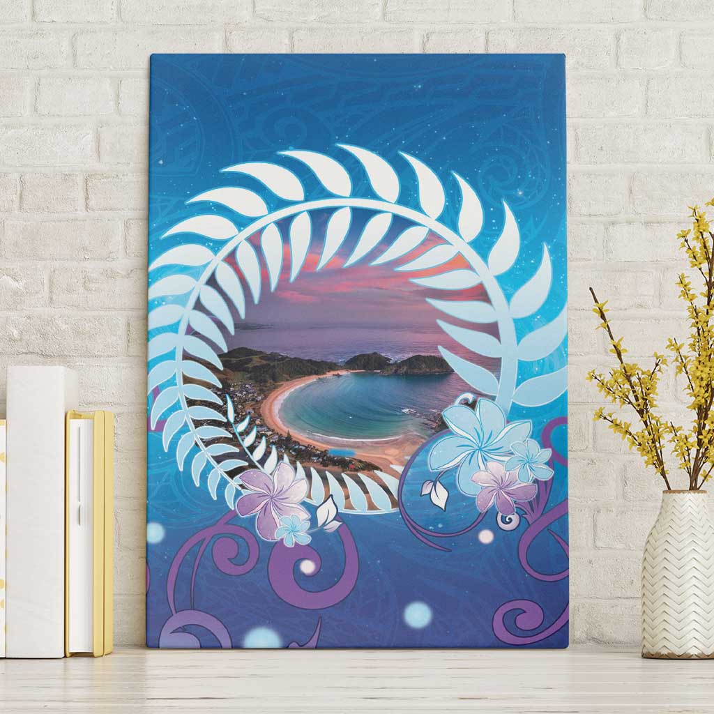 New Zealand Matapouri Beach Landscape Canvas Wall Art LT05 Without Frame Blue - Polynesian Pride