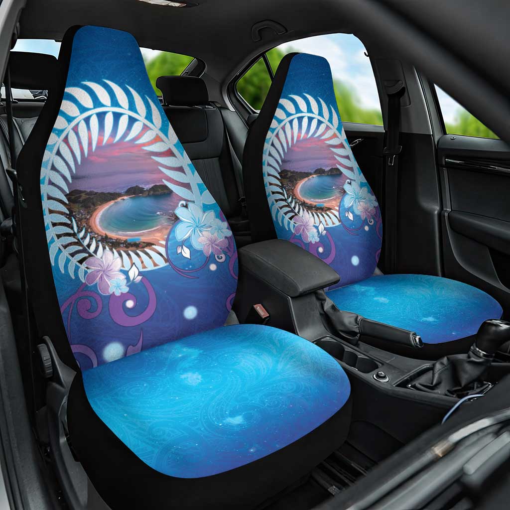 New Zealand Matapouri Beach Landscape Car Seat Cover LT05 One Size Blue - Polynesian Pride