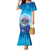 New Zealand Matapouri Beach Landscape Family Matching Mermaid Dress and Hawaiian Shirt