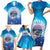 New Zealand Matapouri Beach Landscape Family Matching Short Sleeve Bodycon Dress and Hawaiian Shirt