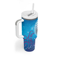 New Zealand Matapouri Beach Landscape Tumbler With Handle LT05 - Polynesian Pride