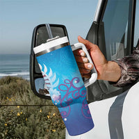 New Zealand Matapouri Beach Landscape Tumbler With Handle LT05 - Polynesian Pride