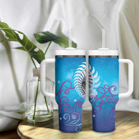 New Zealand Matapouri Beach Landscape Tumbler With Handle LT05 - Polynesian Pride