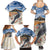 New Zealand Mount Taranaki Landscape Family Matching Summer Maxi Dress and Hawaiian Shirt Kokako Bird Polynesian Style