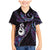 New Zealand Aotearoa Family Matching Mermaid Dress and Hawaiian Shirt Maori Manaia Paua Shell Glitter Purple