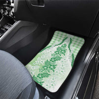 Aloha Hawaii Palaka Car Mats Green Plumeria Lei LT05 - Polynesian Pride